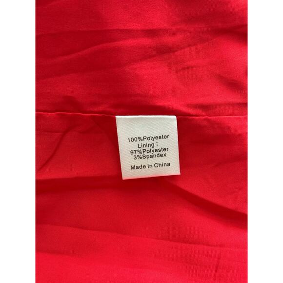 NWT Tuckernuck x India Hicks Scarlet Carmen Midi One Shoulder Dress Event Red XS - Picture 7 of 8